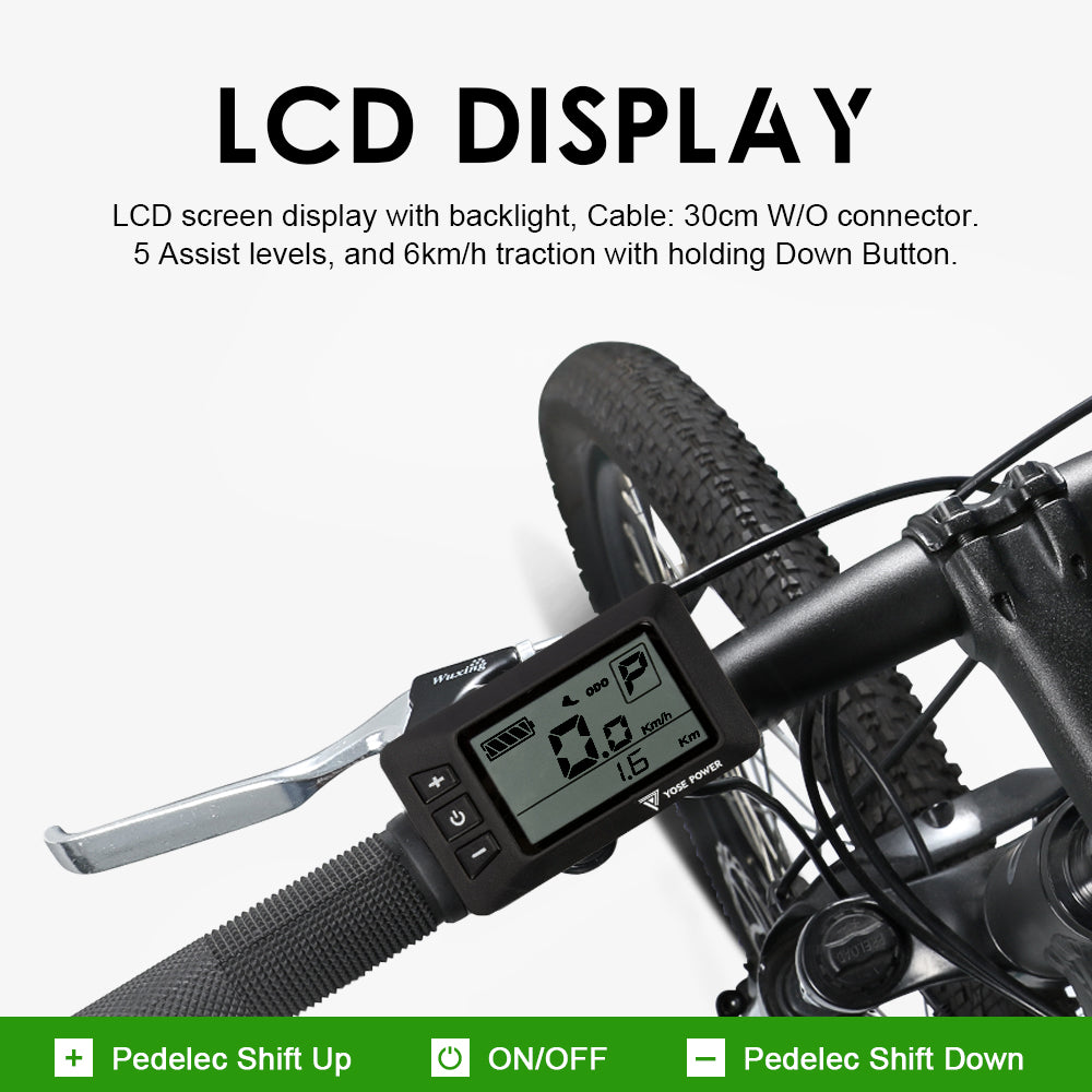 36V250W 26"/28" Front E-Bike Conversion Kit + 36V18Ah HL Mix Battery