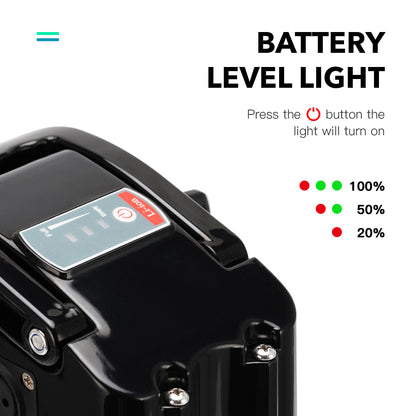 36V10.4Ah/15.6Ah Silver Fish E-Bike Li-ion Battery