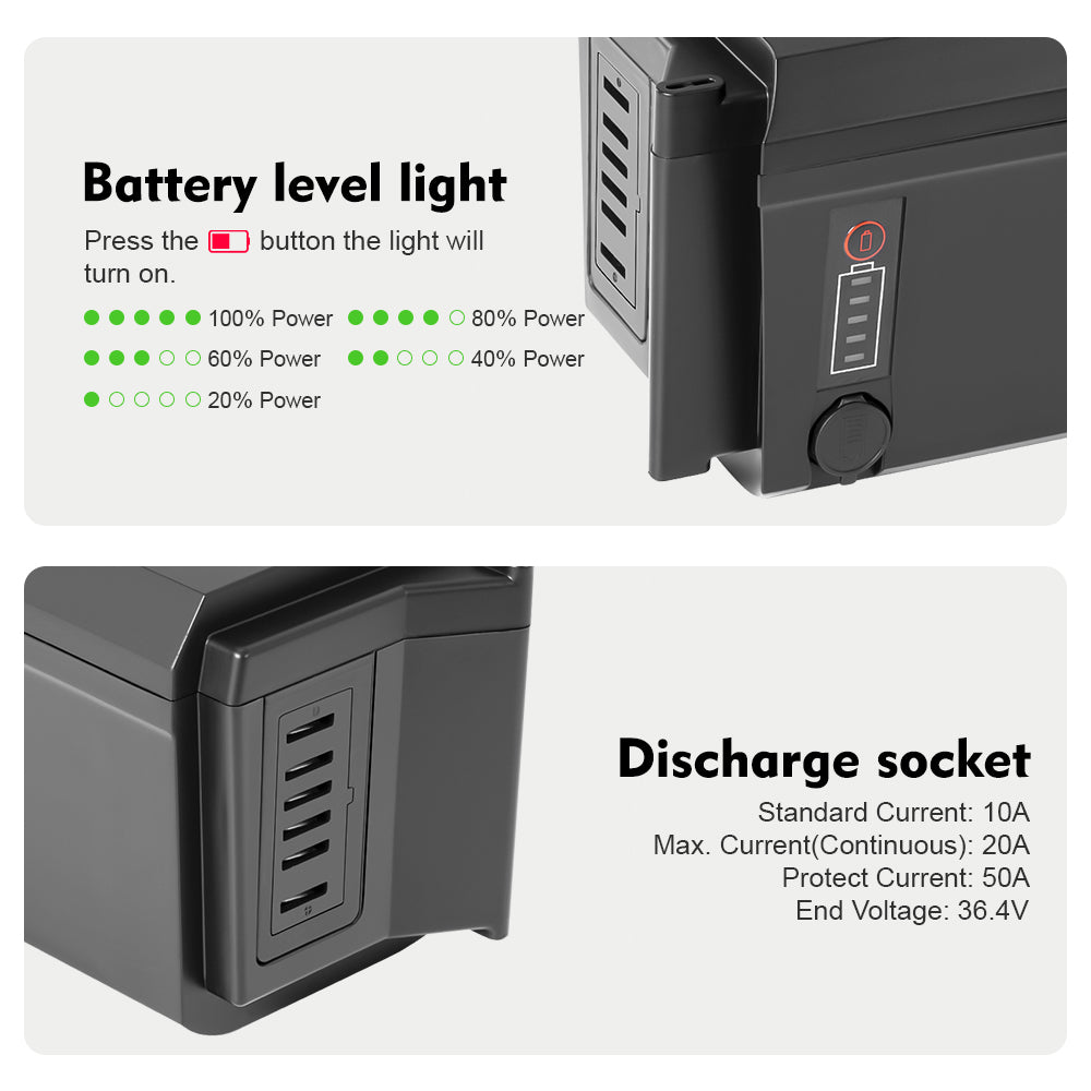 48V 11.6Ah(558Wh) Phylion Battery SF-06S Joycube Battery JCEB480-11.6 for E-Bikes Pedelecs Fischer