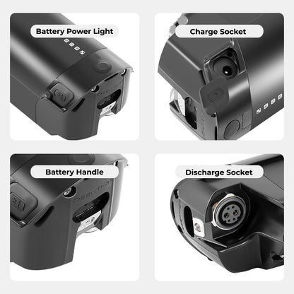 36V12.8Ah(474Wh) Li-ion Battery Intube  REENTION EEL-MINI 40 for F.lli Schiano E-Wave