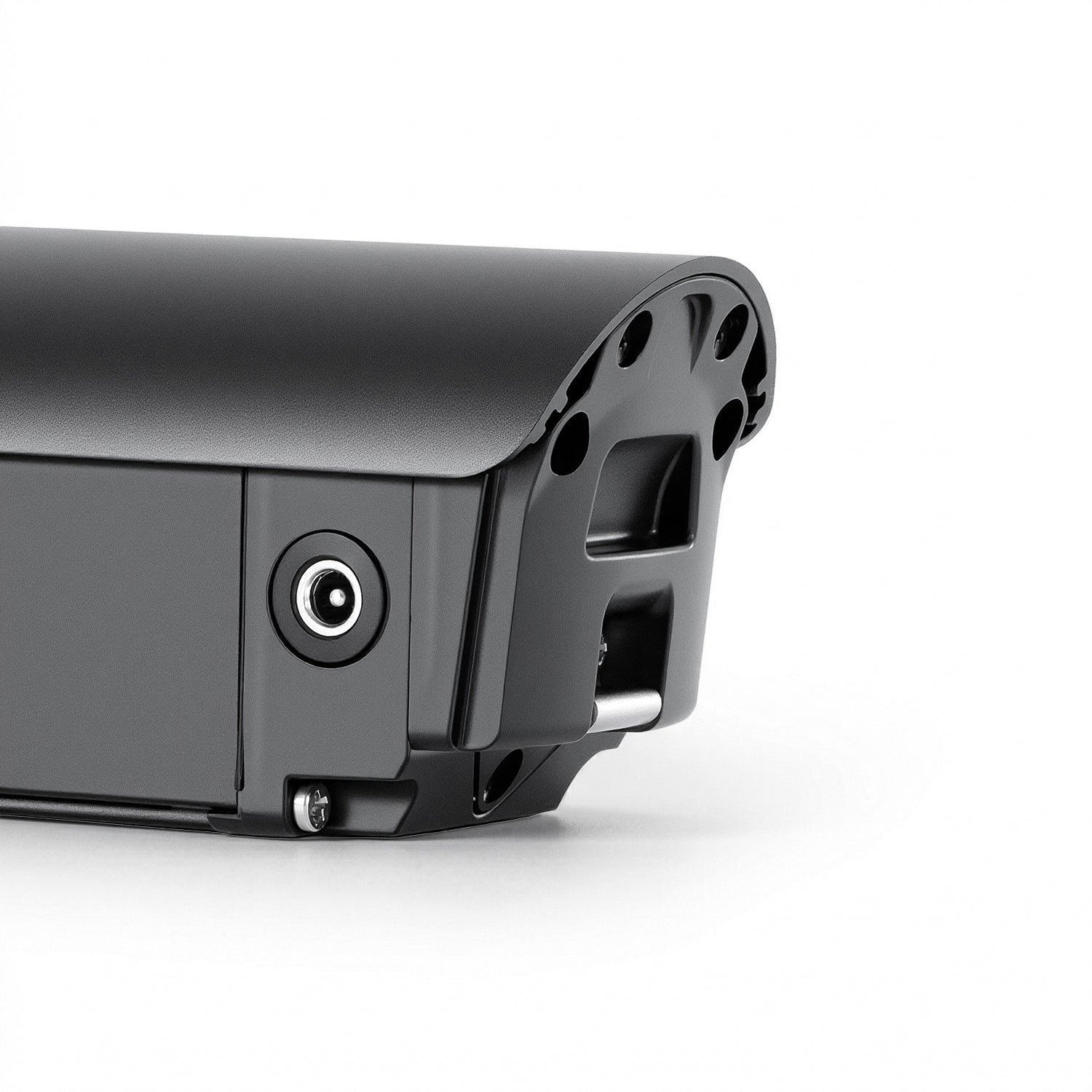 Close-up of the e-bike battery