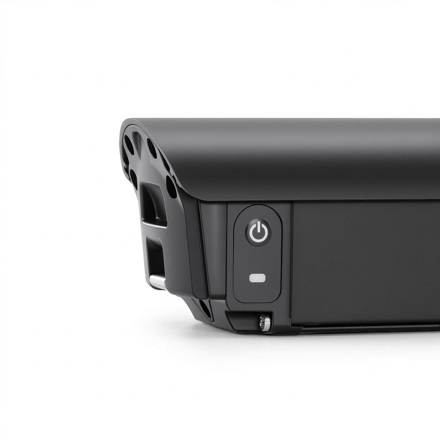Close-up of the e-bike battery