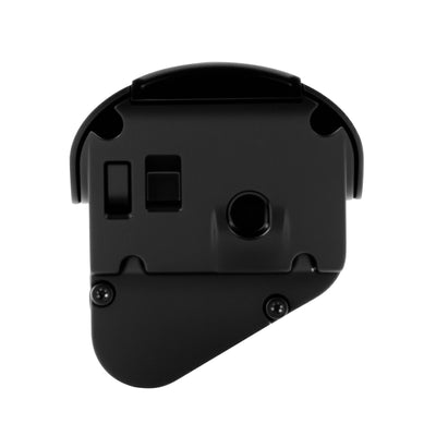 Close-up of the e-bike battery