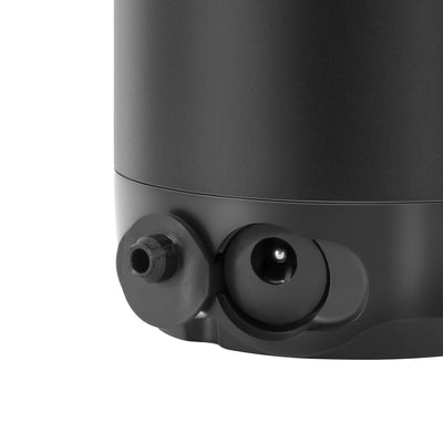 Close-up of the e-bike battery