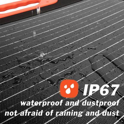100W Portable Solar Panel Folding Kit for Portable Power Station