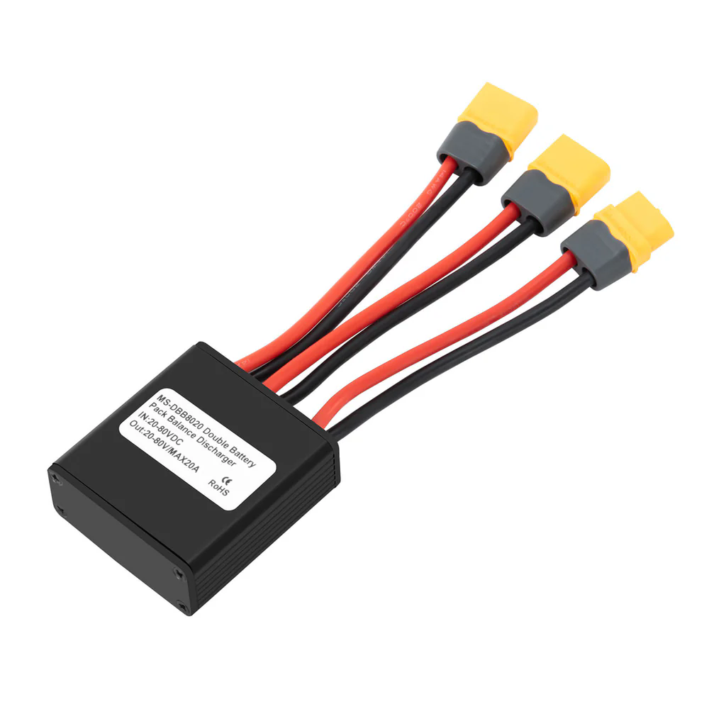 Dual Battery Parallel Module Adapter 20V‑80V20A Increase Capacity MS DBB8020