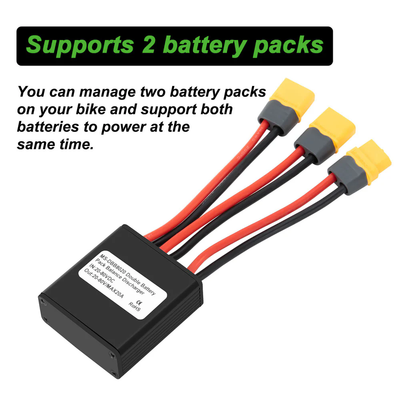MS-DBB8020 dual battery balance discharger adapter, supporting simultaneous dual battery pack power output.