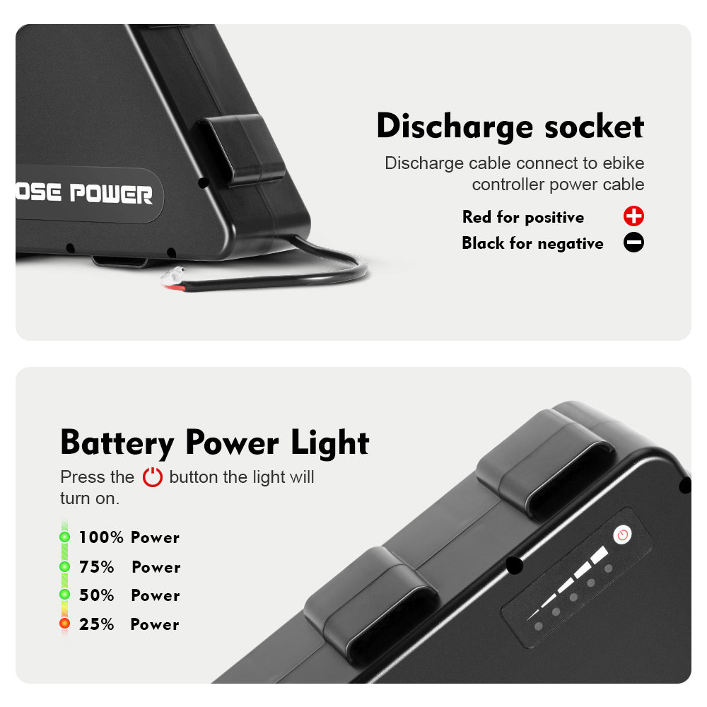36V21Ah Triangle E-bike Li-ion Battery Pack