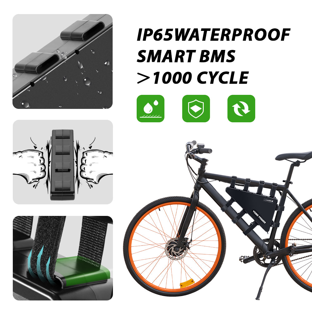 36V21Ah Triangle E-bike Li-ion Battery Pack