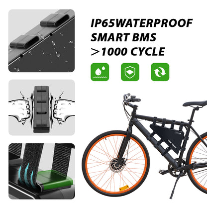 36V21Ah Triangle E-bike Li-ion Battery Pack